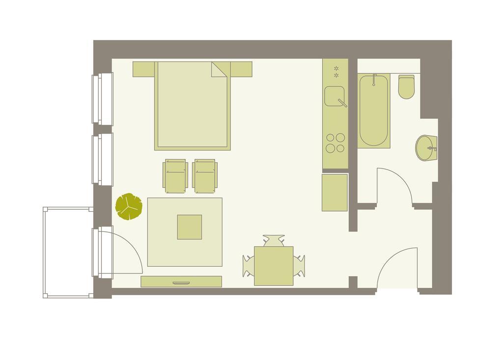 Aparthotel Am Zwinger Δρέσδη Δωμάτιο φωτογραφία